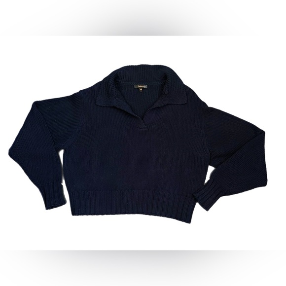 Quince 100% Organic Cropped Cotton Polo Sweater - Picture 5 of 5